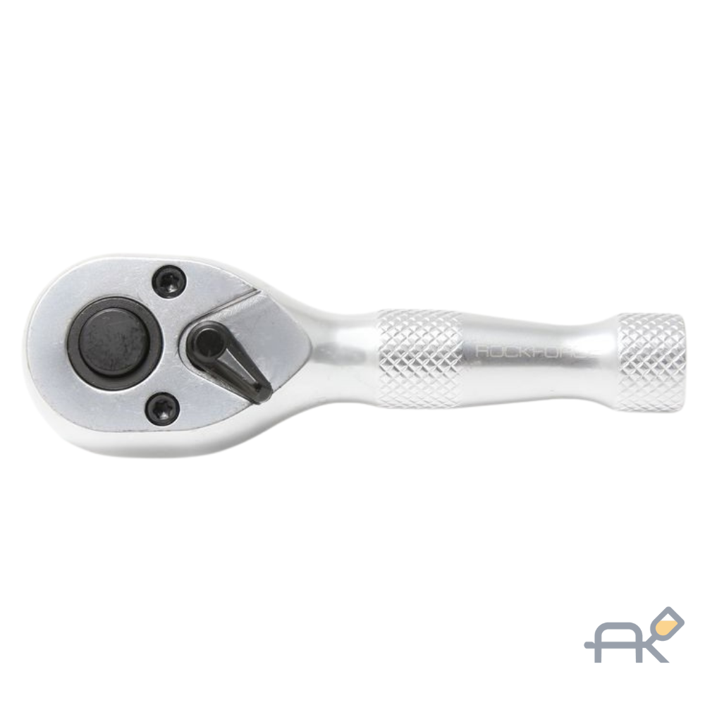 Трещотка реверсивная короткая с накаткой 1/4(L-90мм 72зуб) (RF-802226)